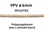 Lano Spleitex PPV s jádrem ø 6 mm 