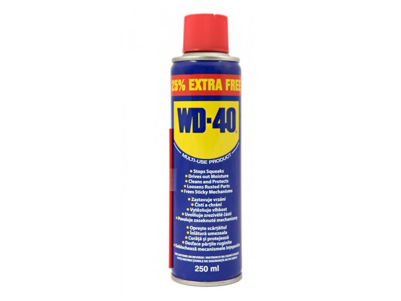 WD-40 250ml, WD 40, mazivo, spray, mazací olej