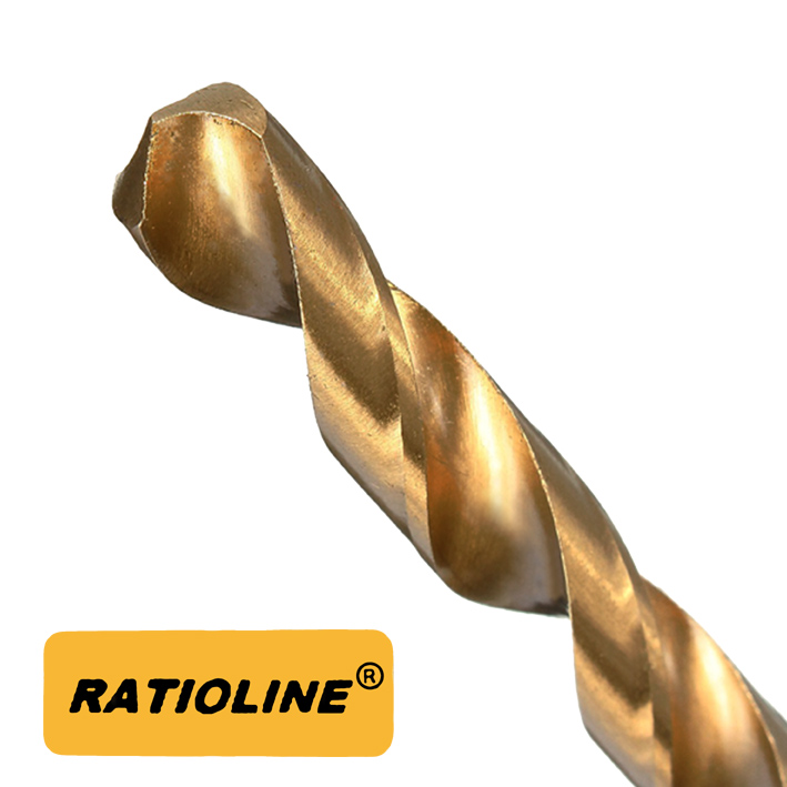 Cobaltový vrták spirálový do kovu HSS-Co RATIOLINE typ-N, vrtáky