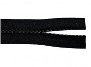 Zip metrážový, zipové pásmo - černé LW 10