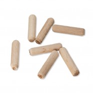 Spojovací kolík, dřevěný truhlářský kolíček rýhovaný, týble